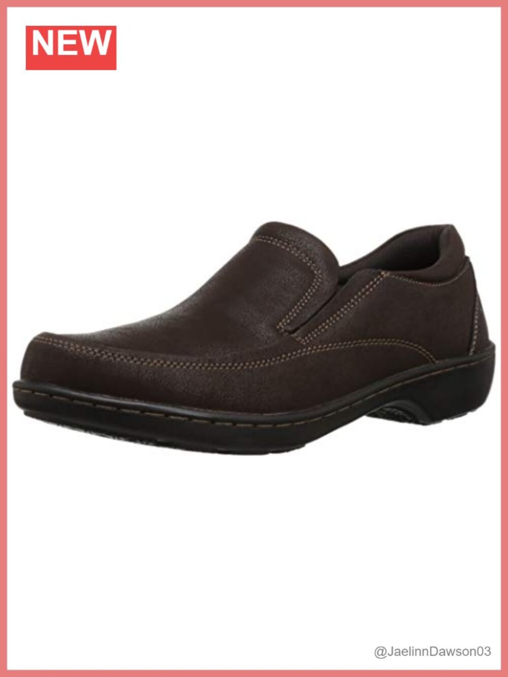 Memory Foam Casual Loafers Slip-On Mocc Heel
